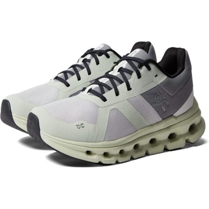 White Frost On Cloud Runner Shoes 2